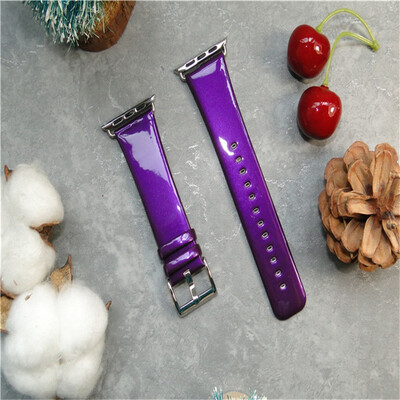 

〖Follure〗Pearlescent Paint Replacement Leather Band for Apple Watch Series 1234 42mm44mm