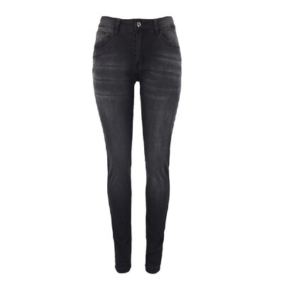 

New Sexy Women Skinny Denim Jeans Washed Slim Bodycon Pants Tights Pencil Trousers Dark Grey