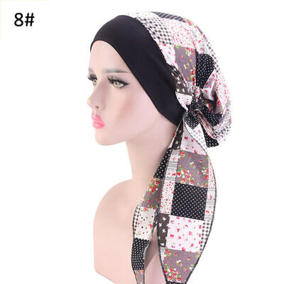 

Women Pastoral Elastic Cotton Turban Hat Head Scarf Bandana Pirate Cap Headwear