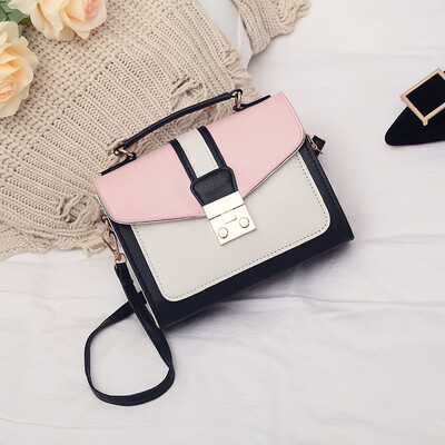 

Small bag female 2018 winter new Korean version of the wild atmosphere handbag fashion single shoulder Messenger bag lock small square bag