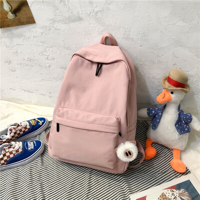 

Ins Wind bf Backpack Female Korean High School Students Joker Sensation Simple Campus Backpack Backpack
