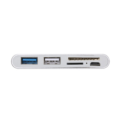 

USB C USB 31 Type C HUB with Card Reader 5 in 1 USB-C Hub Type-c OTG Hub Combo USB30 Multi Spliter for Macbook Pro AirSliver