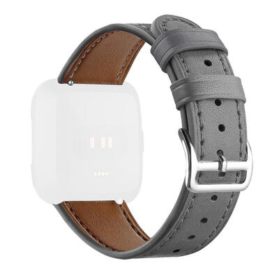 

Leather Adjustable Watchband Bracelet Strap for Fitbit Versa Smart Watch