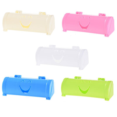 

Smile Face Garbage Bags Storage Box Dispenser Container Wall-mounted Plastic Bag Holder Kitchen Bathroom Organizer