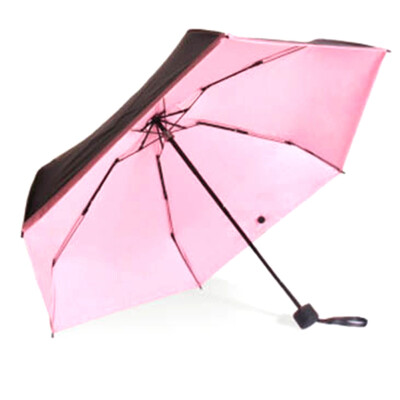 

Mini Compact Travel Parasol Folding Windproof Anti Rain Sun Umbrella Anti-UV