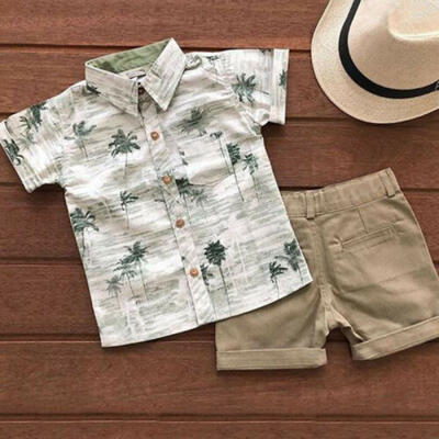 

AU Toddler Kids Baby Boys Casual Tee Clothes Outfits T Shirt Tops Shorts Pants