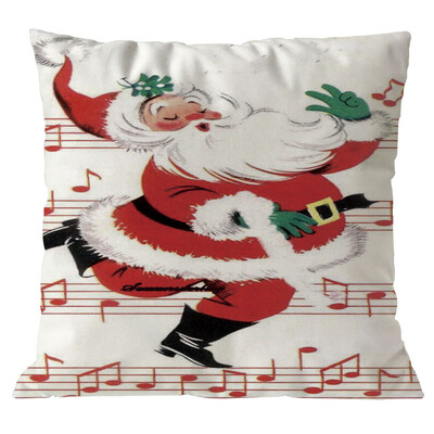 

Tailored Merry Christmas Pillow Cases Linen Sofa Cushion Cover Home Decor Pillow Core