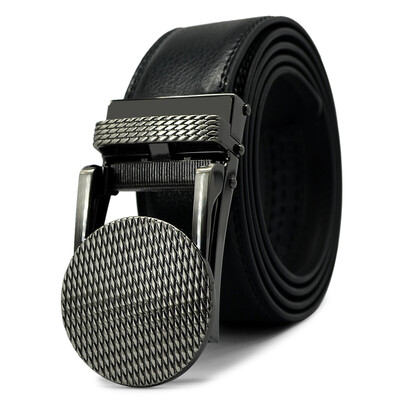 

new leather strap male automatic buckle belts 35cm men authentic girdle trend mens belts ceinture Fashion designer jean belt y