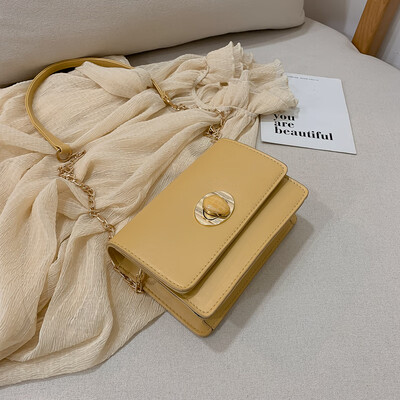 

Net red small bag female 2019 summer new fashion chain shoulder slung small fresh simple on the new small square bag
