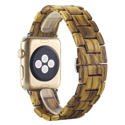

Gobestart Natural Wood Wrist Watch Band Strap Belt Watch For Apple Watch Series 2 1 42mm