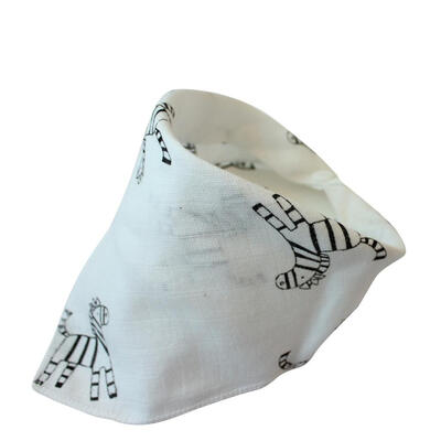 

Baby Bibs Triangle Double Layers Cotton Cartoon Animal Baby Bibs Dribble Bibs