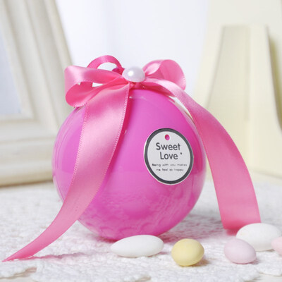 

FUNNYBUNNY Color Plastic Fillable Ball Ornaments party Favor Candy Crafts Sphere Decor