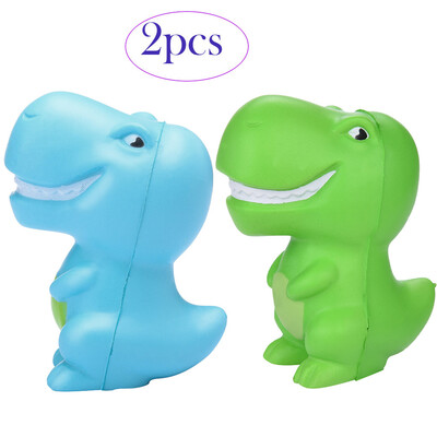 

YIWULASqueeze Toys Stress Reliever Toys Squishies 2PCS Dinosaur Scented Slow Rising