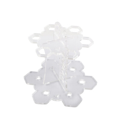 

〖Follure〗6 Hole Square Makeup Brush Holder Drying Rack Organizer Cosmetic Shelf Tool CL