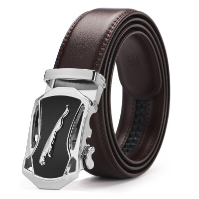 

top quality brown belt Cowskin be luxury mens genuine leather belts men automatic alloy buckle better gifts business choice