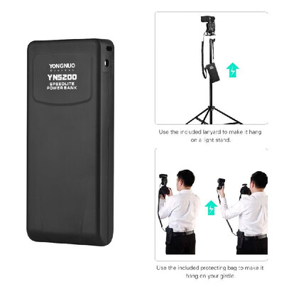 

YONGNUO YN5200 Professional Speedlite Power Bank 111V 5200mAh for YONGNUO YN560 Series YN660 Series YN565 Series YN600EX-RTII Y