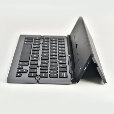 

F18 Wireless BT Folding Keyboard Portable Metal for Laptop Mini Keypad Holder for IOS Android Windows IPad Tablet