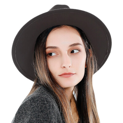 

Streetwear Solid Color Women Jazz Cap Outdoor Casual Top Hat