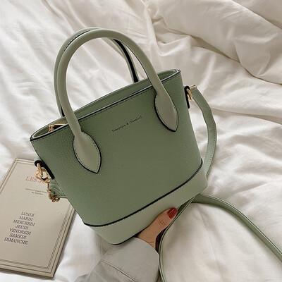 

Summer small bag female new 2019 tide Korean version of the wild single shoulder slung fashion simple casual portable bucket bag