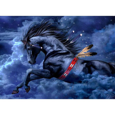 

5D DIY Full Drill Diamond Painting Horse Cross Stitch Embroidery Mosaic Kit