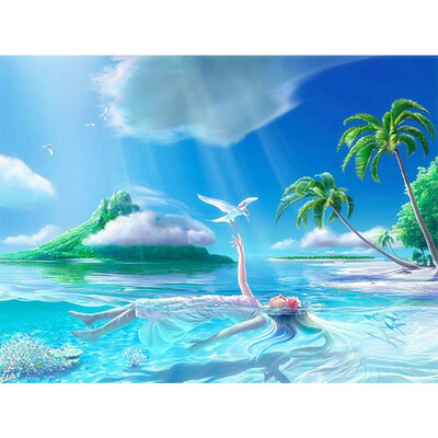 

5D DIY Diamond Painting Full Square Scenic Sea Embroidery Sale Picture Rhinestone Diamond Mosaic Home Decor Drop Ship