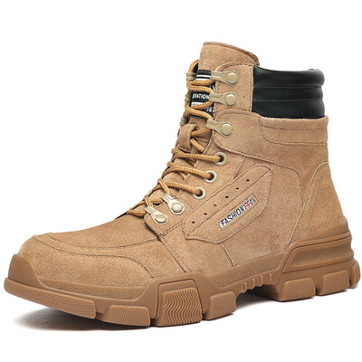 

Martin boots mens British trend high to help versatile tooling boots military boots leather mens boots in the tube