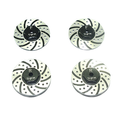 

Siaonvr GPM Racing Aluminum FrontRear Brake Disc Rotor Anti Rust For AXIAL 118 RC Car