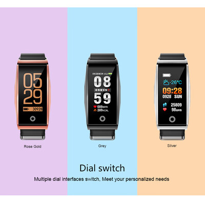 

096" Colorful Display Multi-functional Smart Bracelet Touch Screen BT40 Smartwatch Wristband Watch Supports Heart RateBlood Pre