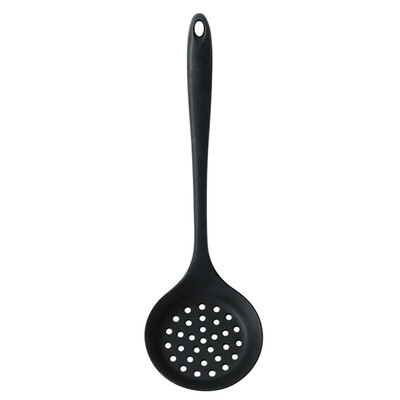 

1 Pc Silicone Slotted Skimmer Spatula Silicone Slotted Spoon Skimmer Spoon Strainer Ladle with Long Handle
