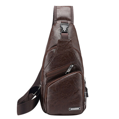

Tailored Mens Shoulder Bag Charging Bag Sports Usb Chest Bag Outdoor Package