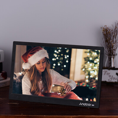 

Andoer 156 Inch 19201080 IPS LED Digital Photo Frame Electronic Picture Album Advertising Machine Scroll Subtitle MP3 MP4 Clock