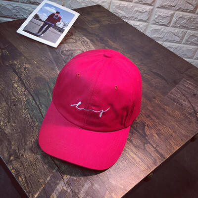 

Hat girl spring&summer new letter embroidery curved brim baseball hat trendsetter Korean casual versatile sun visor cap man