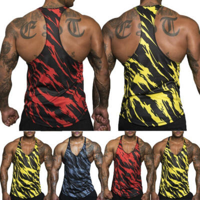 

Mens Stringer Bodybuilding Tank Top Gym Fitness Singlet Sleeveless Muscle Vest