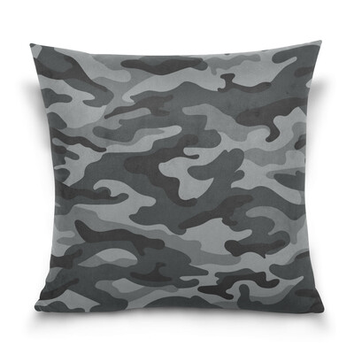 

ALAZA Throw Pillow Cover 16 X 16 inch Christmas Gift Cushion Cover with Camouflage Pattern Printed Pillowcase