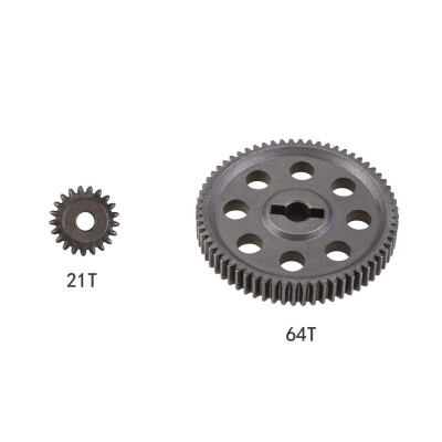 

Tailored 2PCS Differential Main Metal Spur Gear 64T 17T For HSP 110 RC Car