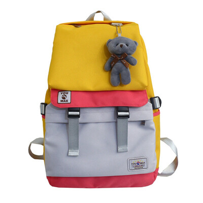 

College students travel bags schoolbags Korean high school backpacks bags Hong Kong style double shoulder bags men