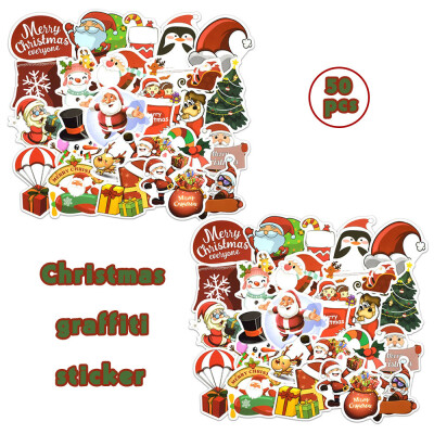 

Tailored Christmas Graffiti Decals Skateboard Laptop Luggage car Guitar bicycle Stickers