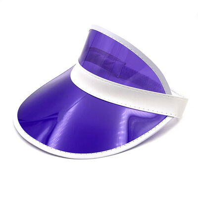 

Summer PVC Hat Sun Visor Casual Hat Clear Plastic Adult Sunscreen Cap