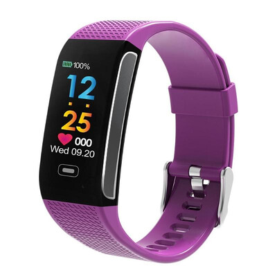 

CK18S 096in IPS Screen Blood Pressure Heart Rate Monitor Smart Bracelet