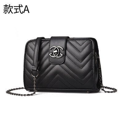 

10 pieces from the batch Korean version of the retro car sewing line foundation small square bag small fragrance simple shoulder Messenger bag