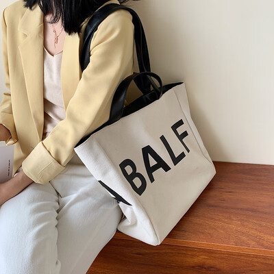 

Summer small fresh air network red portable big bag handbags new 2019 fashion casual canvas bag shoulder bag