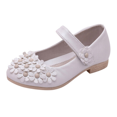 

Baby Girls Flower Sandals Sneaker Toddler Children Solid Casual Single Shoes