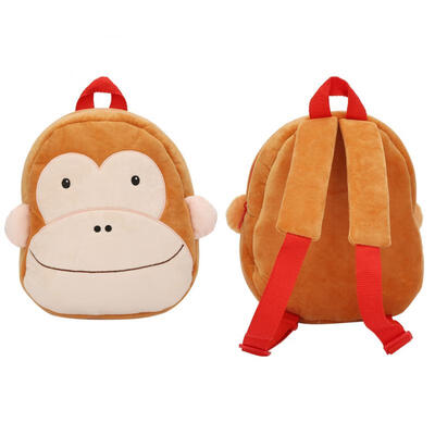 

Greensen Anti-lost Plush Cute Cartoon Monkey Toy Children Backpacks Kindergarten Kid Morning Schoolbag