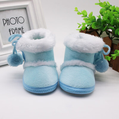 

Winter Baby Girl Cotton Boots Casual Shoes First Walkers Newborn Cute Non-slip Soft Sole Shoe