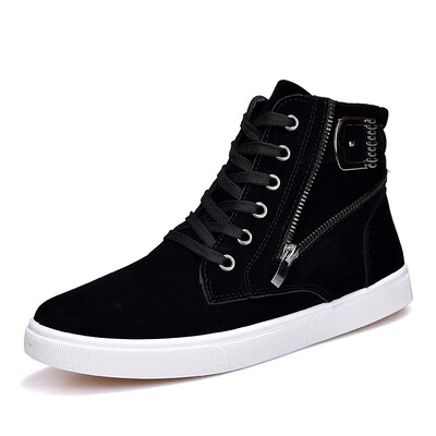 

Mens Martin boots belt buckle tide mens shoes high shoes England wind casual mens shoes