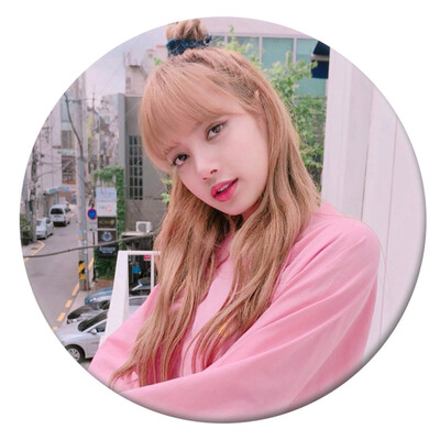 

Black Pink tin Plate Badge Brooch Cute Cartoon Brooch Bag Pendant Boys Girls Accessories hot Gift for Fans