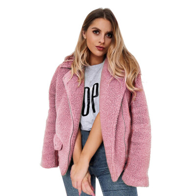 

Toponeto Women Open Front Cardigan Jacket Faux Fur Coat Warm Winter Overcoat Outercoat