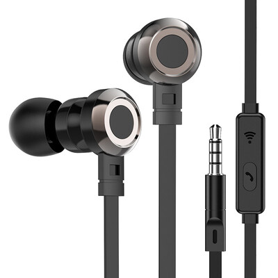 

PTM P5 Universal Professional 35mm Subwoof Headset Wired In-ear Sport earpiece Music Portable Durable With Microphone Earphone