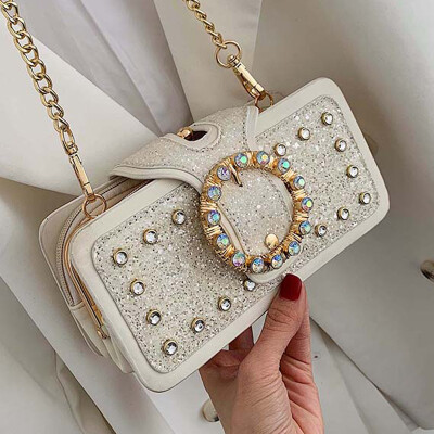 

Ins super fire sensitive girl 2019 new summer oblique bag 100 small square bag network celebrity sequel small black bag