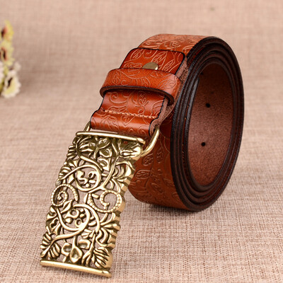 

Leather thin belt ladies with dress knotted decorative thin belt Korean version of wild leather retro small belt